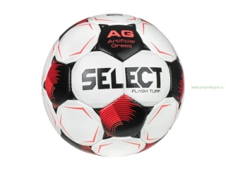 Fotbalový míč Select FB Flash Turf bílo červená